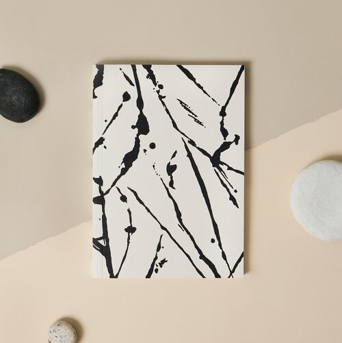 Abstract Ivory Layflat A5 Notebooks | Stationery | Journals | Softcover Notebooks