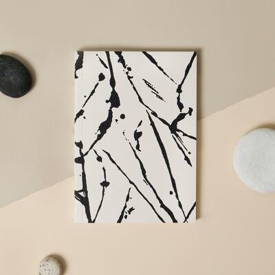 Abstract Ivory Layflat A5 Notebooks | Stationery | Journals | Softcover Notebooks