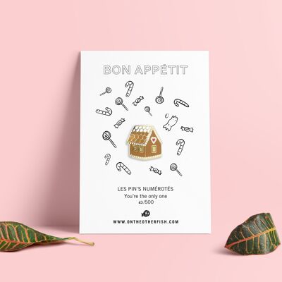 Pin's - Bon appétit - Maison en pain d'épices