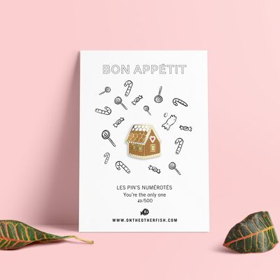 Pin's - Buon appetito - Casa di marzapane