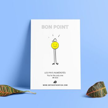 Pin's - Bon point - Smiley 2
