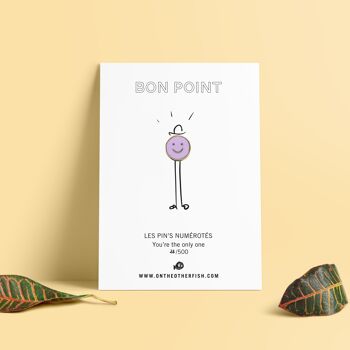 Pin's - Bon point - Smiley 6