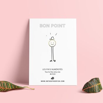 Pin's - Bon point - Smiley 10