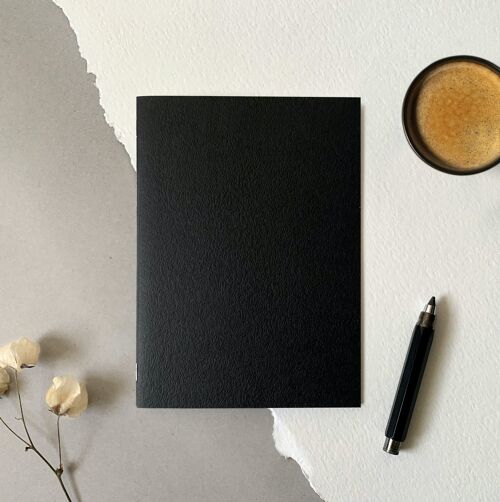 Charcoal Embossed Notepads | Stationery | A5 Notebooks | Journals
