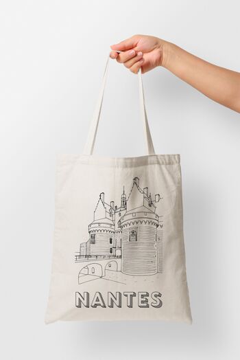 Château des Ducs de Bretagne Nantes - Tote Bag en coton 3