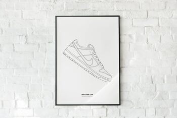 Affiche Sneakers - Nike Dunk Low - Papier A4 / A3 / 40x60 1