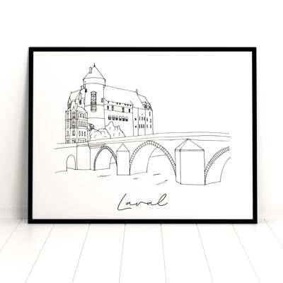 Laval-Poster - A4 / A3 / 40x60 Papier