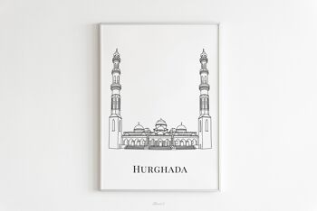 Affiche Hurghada - Papier A4 / A3 / 40x60cm 1