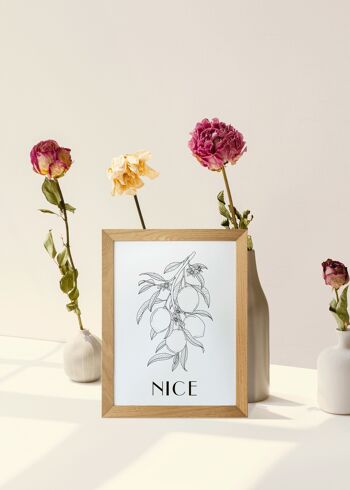 Affiche Nice - Papier A4 / A3 / 40x60 7