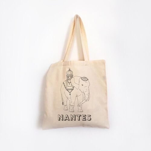 Eléphant Nantes - Tote Bag en coton