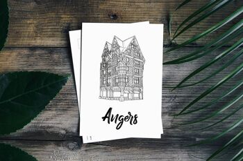 Carte postale Angers - Maison d'Adam 1