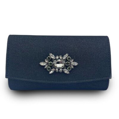 Melita Ulla Clutch Bag mit Strassdetail