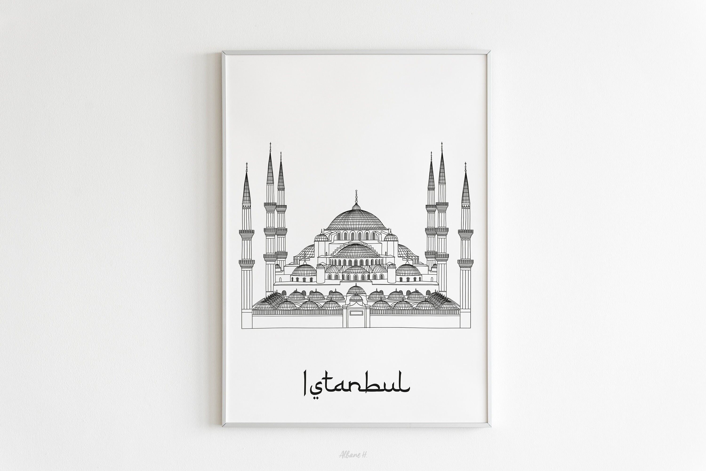 Póster Estambul - Papel A4 / A3 / 40X60