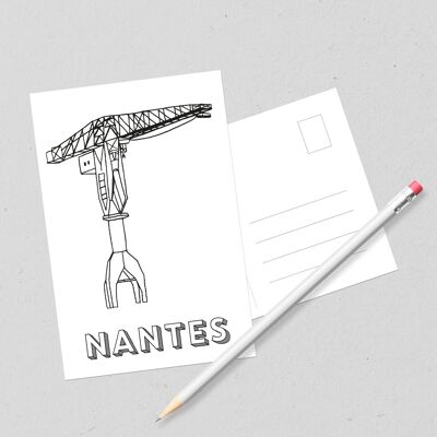 Postal Grúa Titán - Nantes