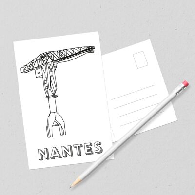 Postcard Crane Titan - Nantes