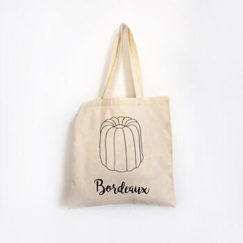 Bordeaux Cannelé - Tote Bag en coton 1