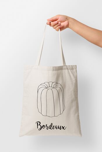 Bordeaux Cannelé - Tote Bag en coton 2