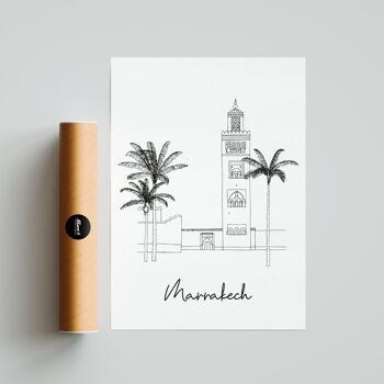 Affiche Marrakech - Papier A4 / A3 / 40X60 4