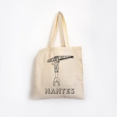 Yellow Crane Titan Nantes - Cotton Tote Bag