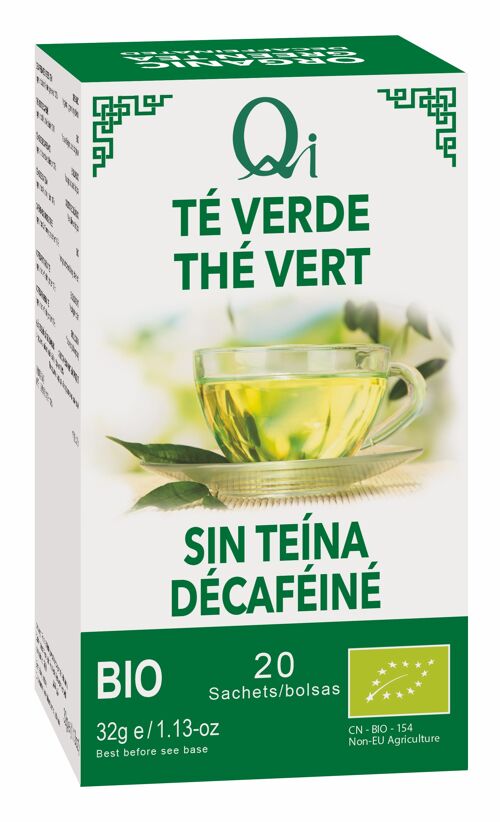 Tè verde decaffeinato