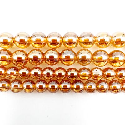 Rang de quartz aura sunset 6mm