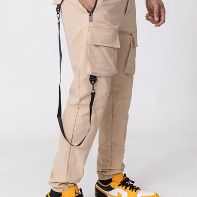 Jogger hombre beige tx812-3