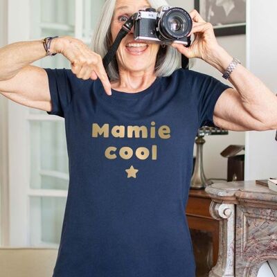T-shirt cuore nonna (effetto dorato)