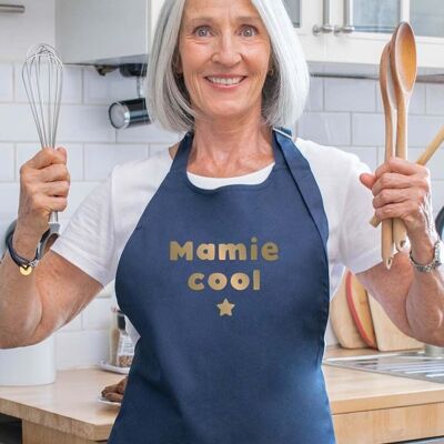 Grandma Cool Pocket Apron (Gold Effect)