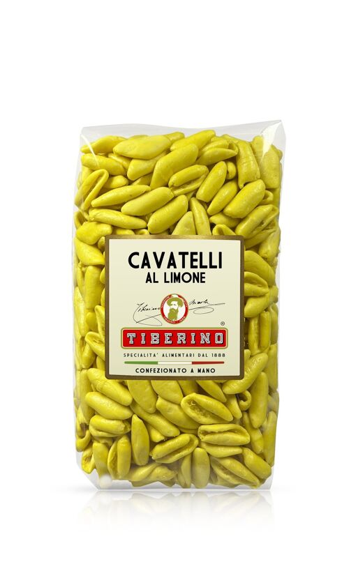 Cavatelli pugliesi al limone pasta di semola di grano duro premium 100% italiana - 500g