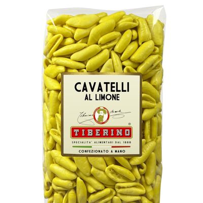 Cavatelli pugliesi al limone pasta de sémola de grano duro premium 100% italiana - 500g