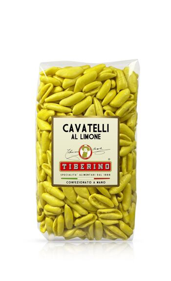 Cavatelli pugliesi al limone pâtes à la semoule de grano duro premium 100% italienne - 500g 1