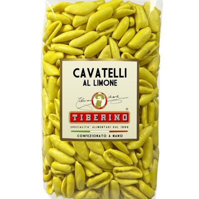 Cavatelli pugliesi al limone pasta de sémola de grano duro premium 100% italiana - 500g
