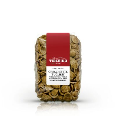 Orecchiette Pugliesi avec pâtes de grano arrostito réalisées avec semoule de grano duro pregiato 100% italien - 500g