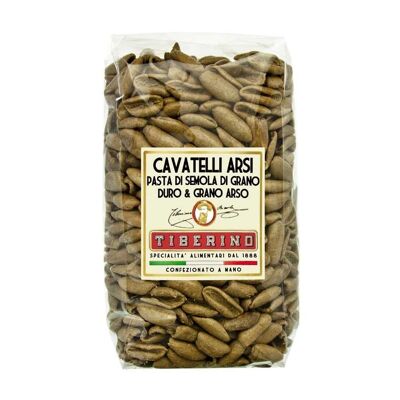 Cavatelli pugliesi con pasta de grano arrostito de sémola de grano duro pregiato 100% italiano - 500g