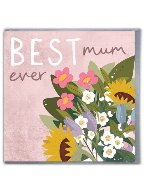 Mum Birthday Card - Best Mum Ever