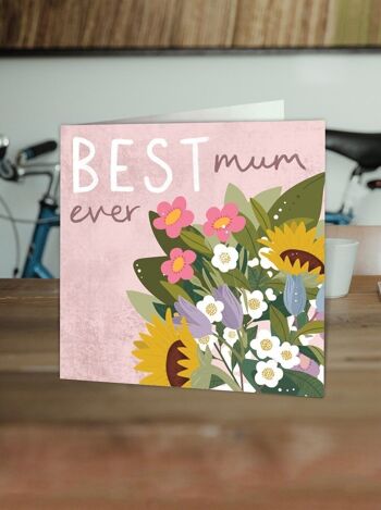 Carte d'anniversaire de maman - Meilleure maman de tous les temps 2