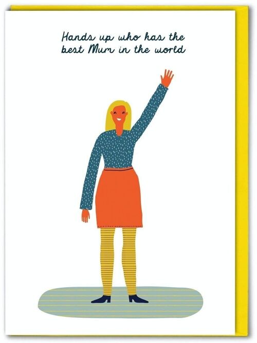 Funny Mother's Day Card - Best Mum In The World Daughter