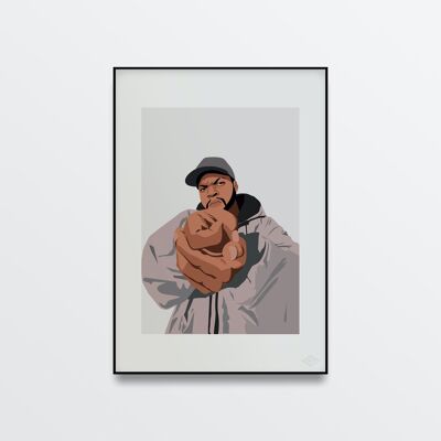 Affiche "Ice Cube" - A4 & 30x40cm