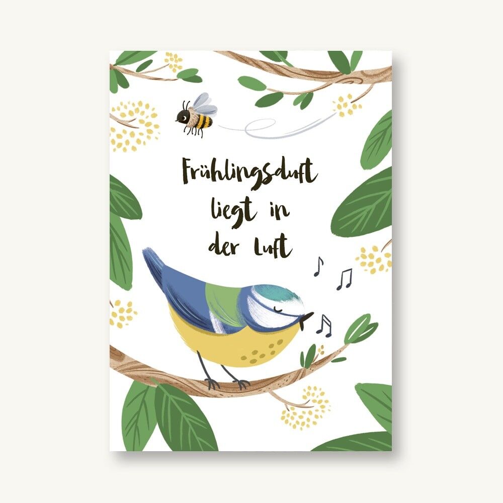 Postkarte Frühlingsduft