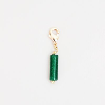 Clip EMMA - Green chalcedony