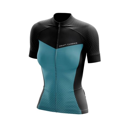 Craft Cadence Recycled Performance Cycling Jersey | Geometric | Female