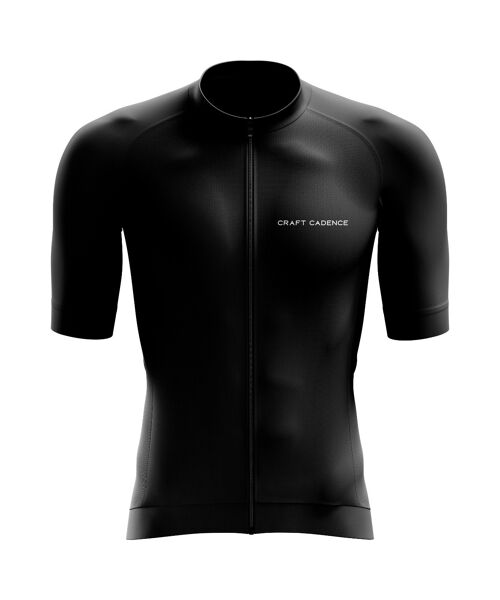 Craft Cadence Recycled Performance Cycling Jersey | Stealth Black Edition | Male & Female