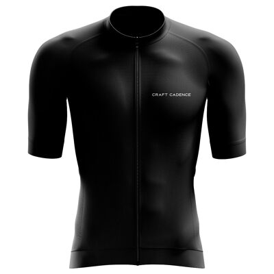 Craft Cadence Recycled Performance Cycling Jersey | Stealth Black Edition | Male & Female