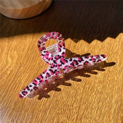Leopard Acrylic Hair Claw Clip