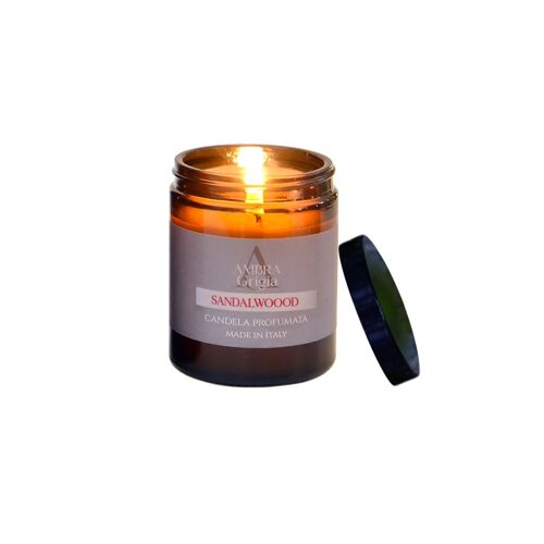 CANDELA PROFUMATA PER AMBIENTE - FRAGRANZA SANDALWOOD -