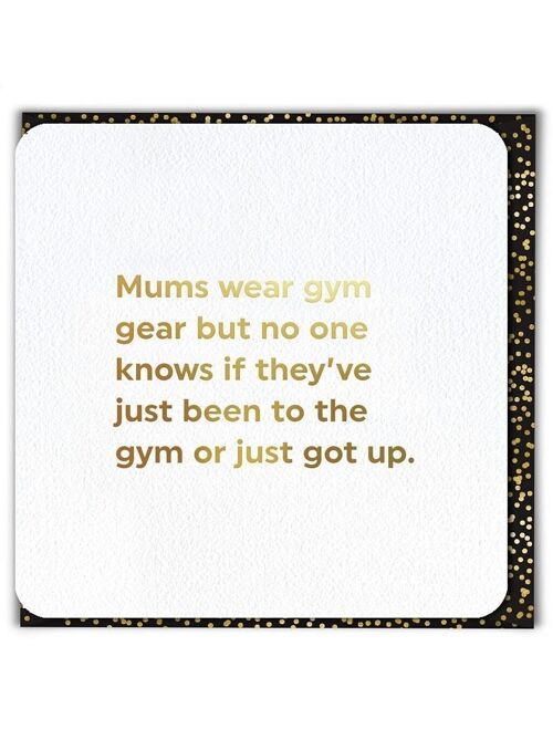 Funny Mother's Day Card - Mums In Gym Gear