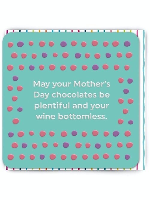 Funny Mother's Day Card - Bottomless Wine