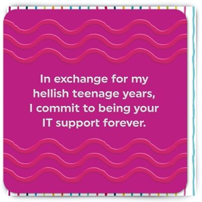 Funny Mother's Day Card - IT Support