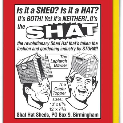 Shat Viz Advert Funny Birthday Card