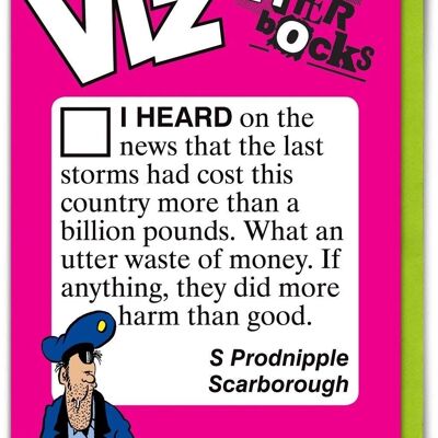 Storms Viz Letterbocks Funny Birthday Card